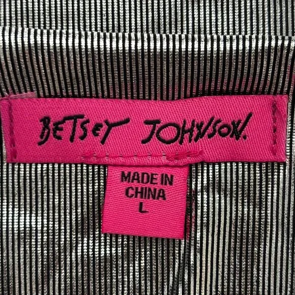 Betsey Johnson Silver Mini Dress - Picture 9 of 12